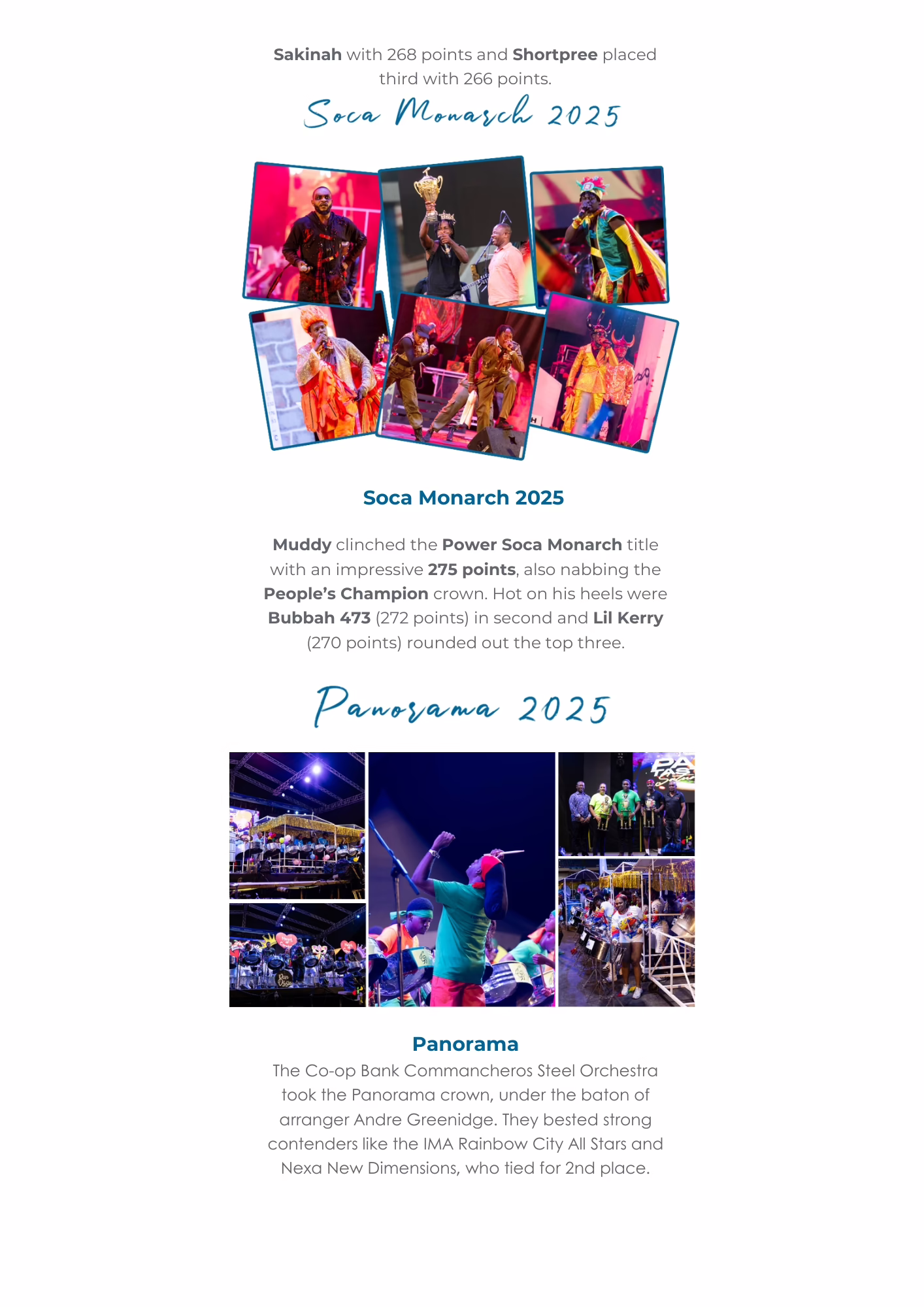 Masqueraders decked in charcoal oil paint horns and chains transform into Jab jab, Spicemas Round-Up Newsletter