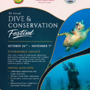 5th Annual Dive and Conservation Festival 2026 flyer, October 26 to November 1, Sustainable Legacy